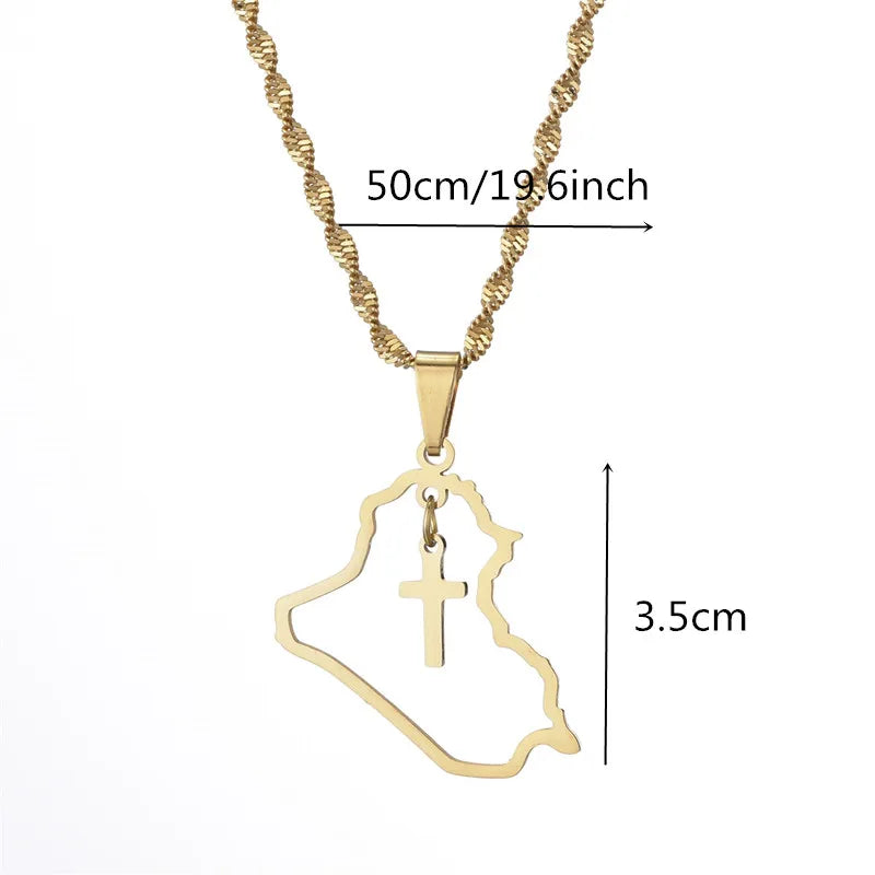 Iraq Map Pendants