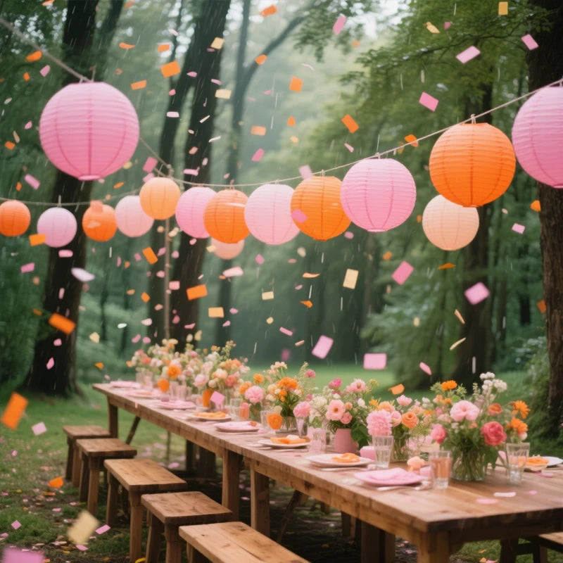 10Pcs Hanging Decorative Paper Lanterns
