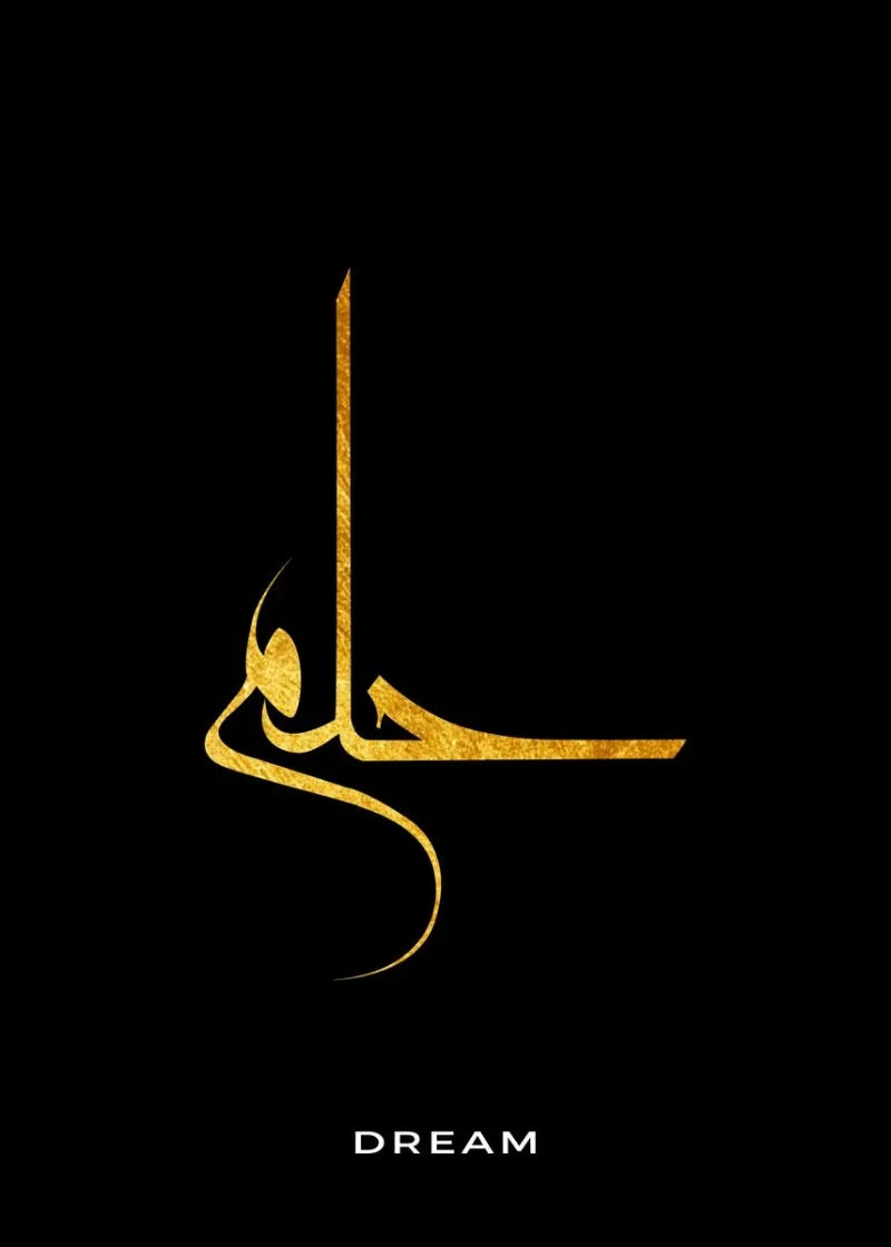Arabic Islam Calligraphy Poster Canvas