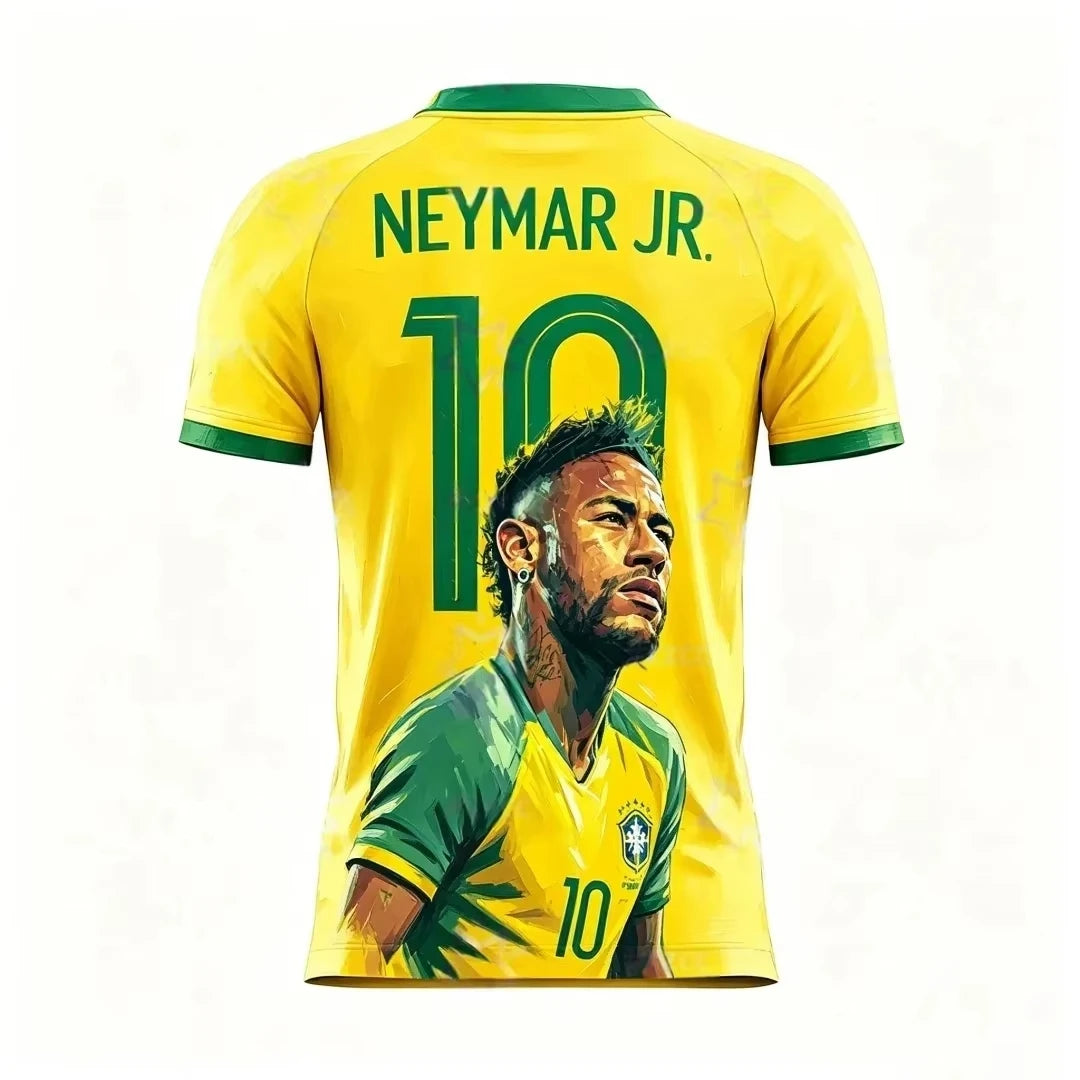 Brazil Soccer Jersey Crest Tee