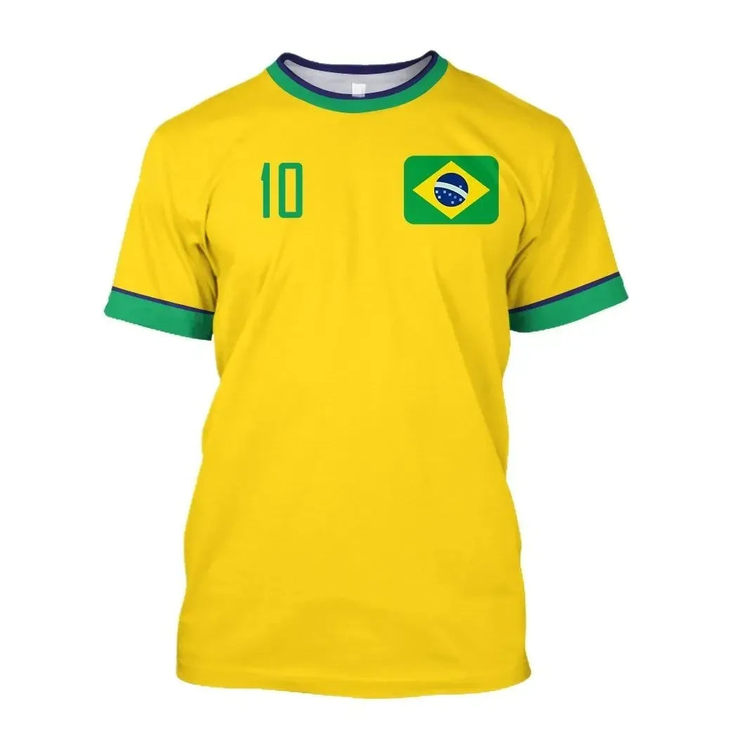 Brazil 2026 Oversized Football Tee