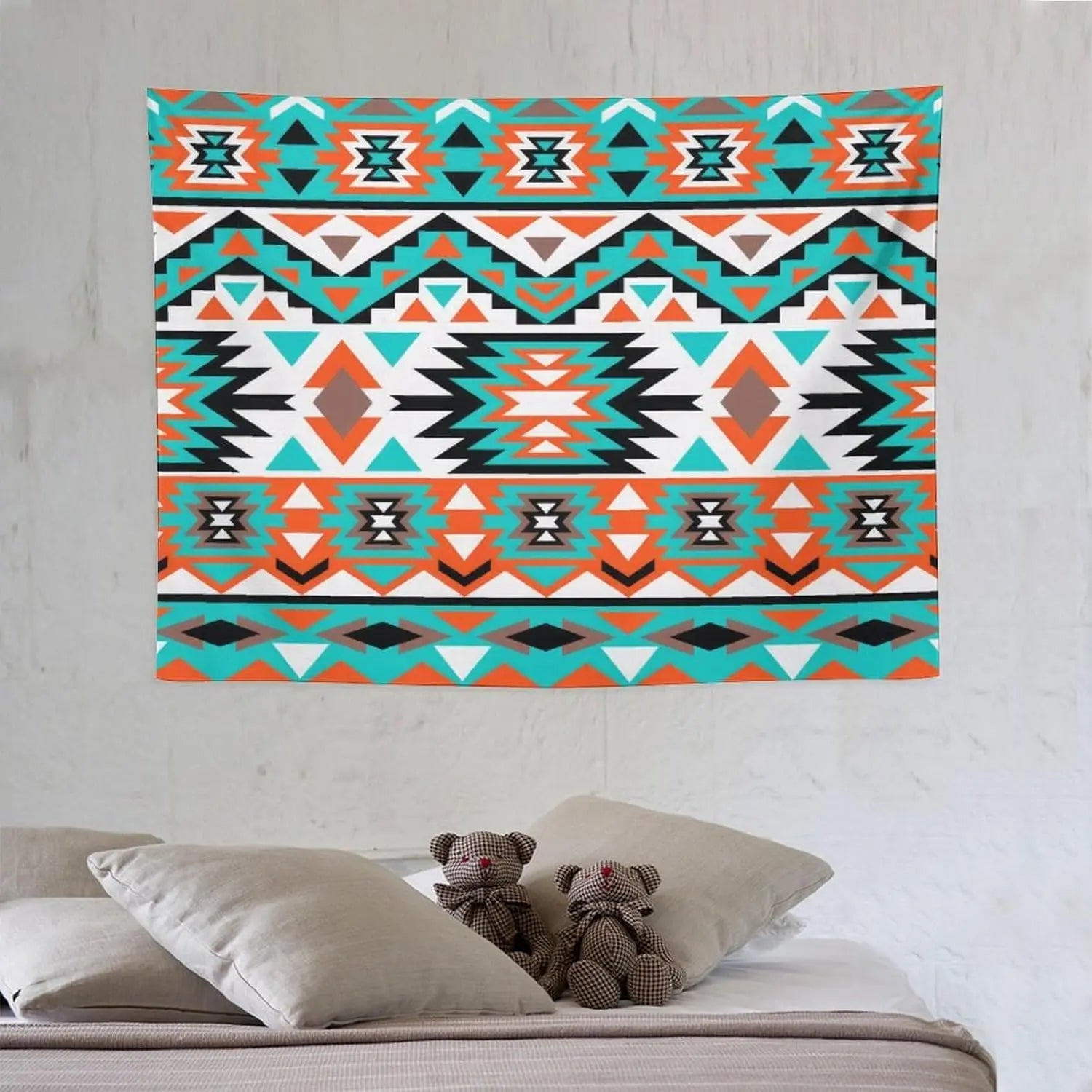 Southwestern Aztec Tapestry Wall Hanging Southwest Native American