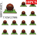 10/12PCS  Wholesale Embroidery Patches Rugby for Clothing