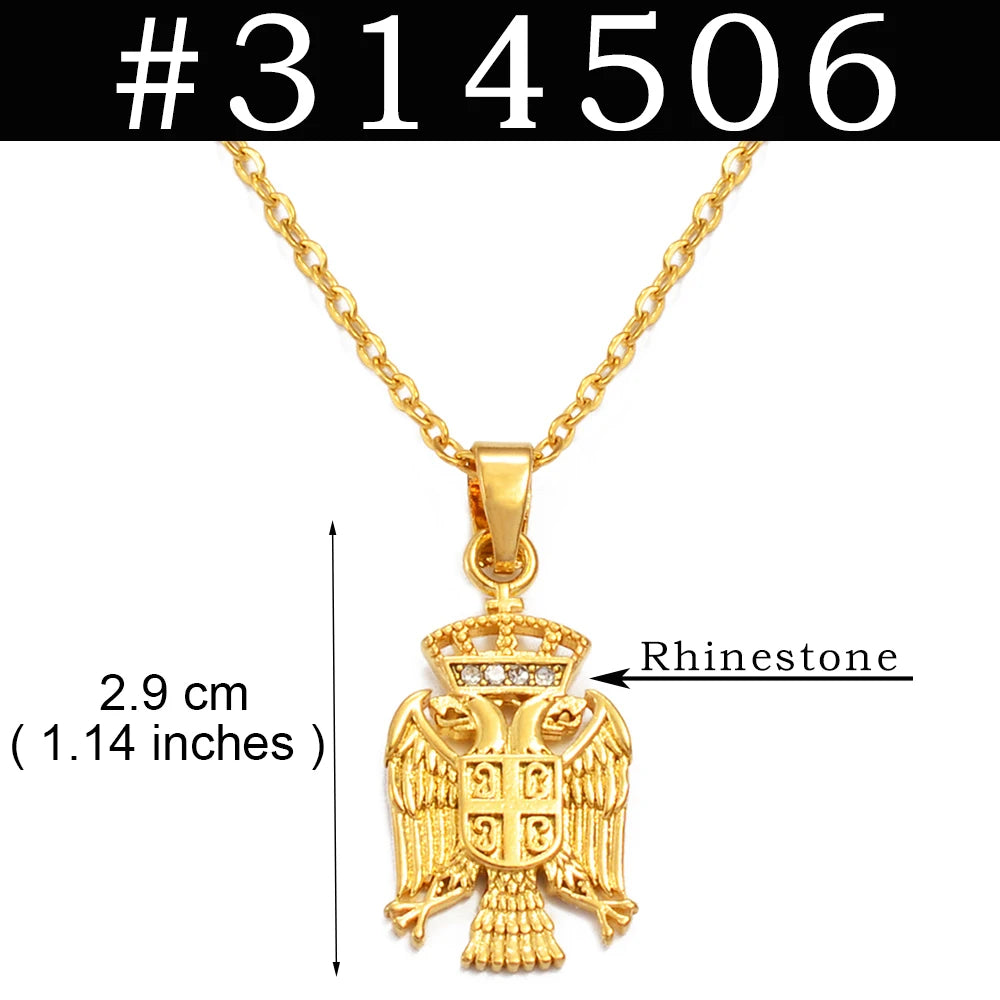 Serbia Eagle Pendant