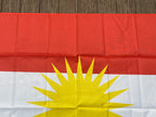 xvggdg 90*150 سم علم كردستان علم كردي معلق من البوليستر وعلم كردستان واللافتات