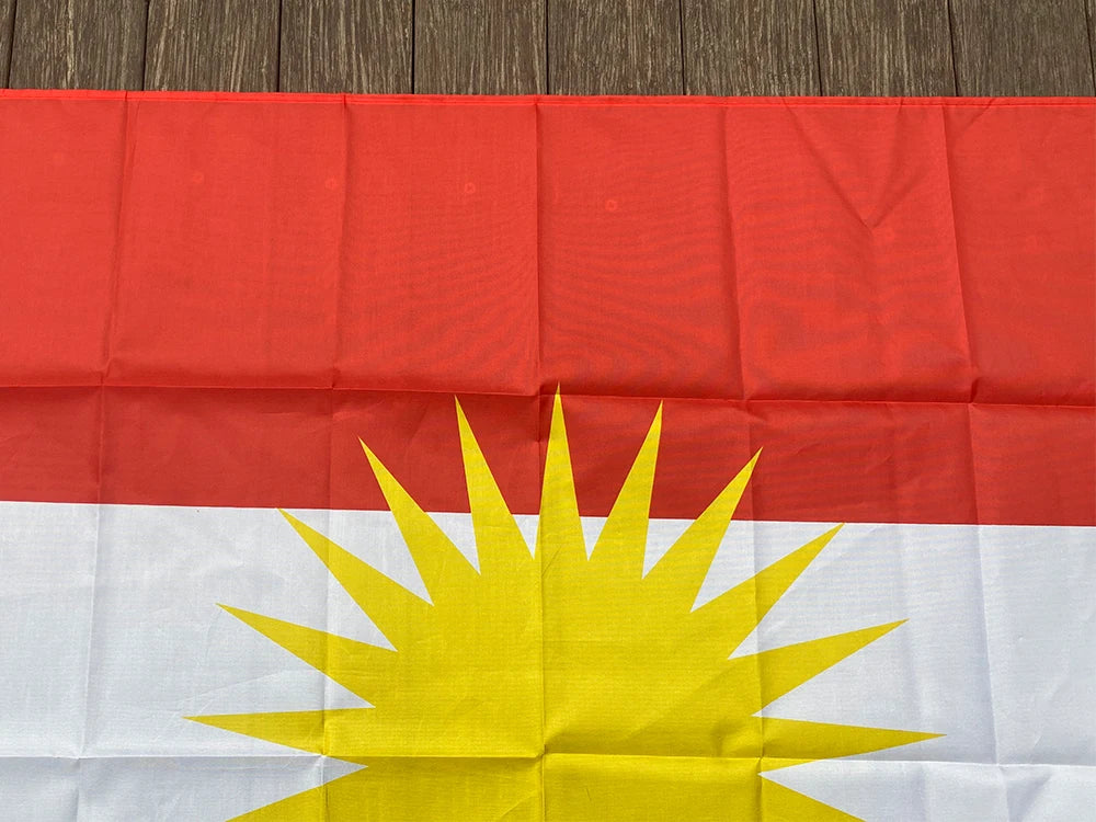 xvggdg 90*150 سم علم كردستان علم كردي معلق من البوليستر وعلم كردستان واللافتات