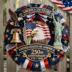 USA Patriotic Wreath
