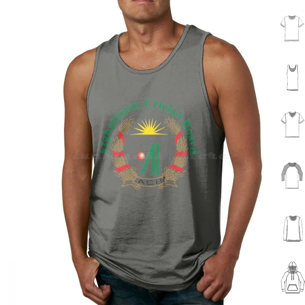 Afghanistan Cricket Tank Tops