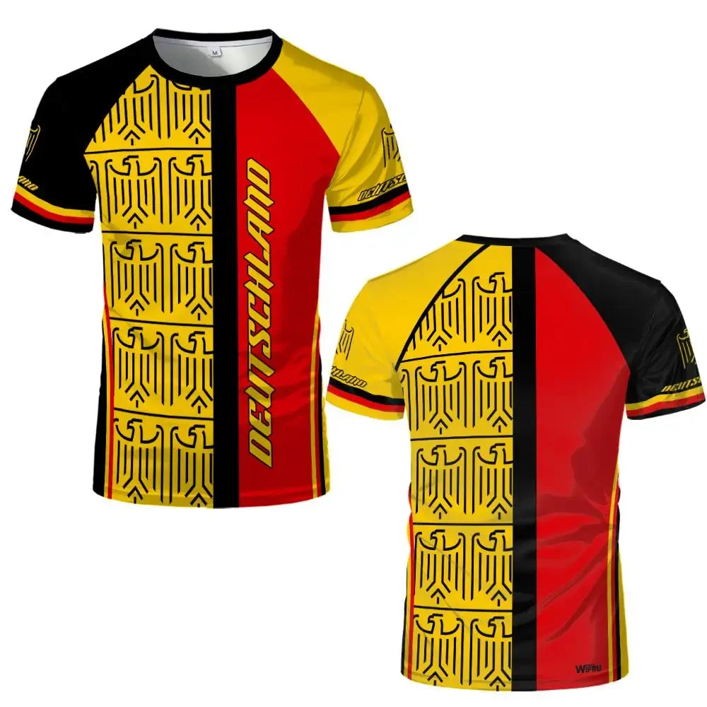 Germany National Flag Map T-Shirt