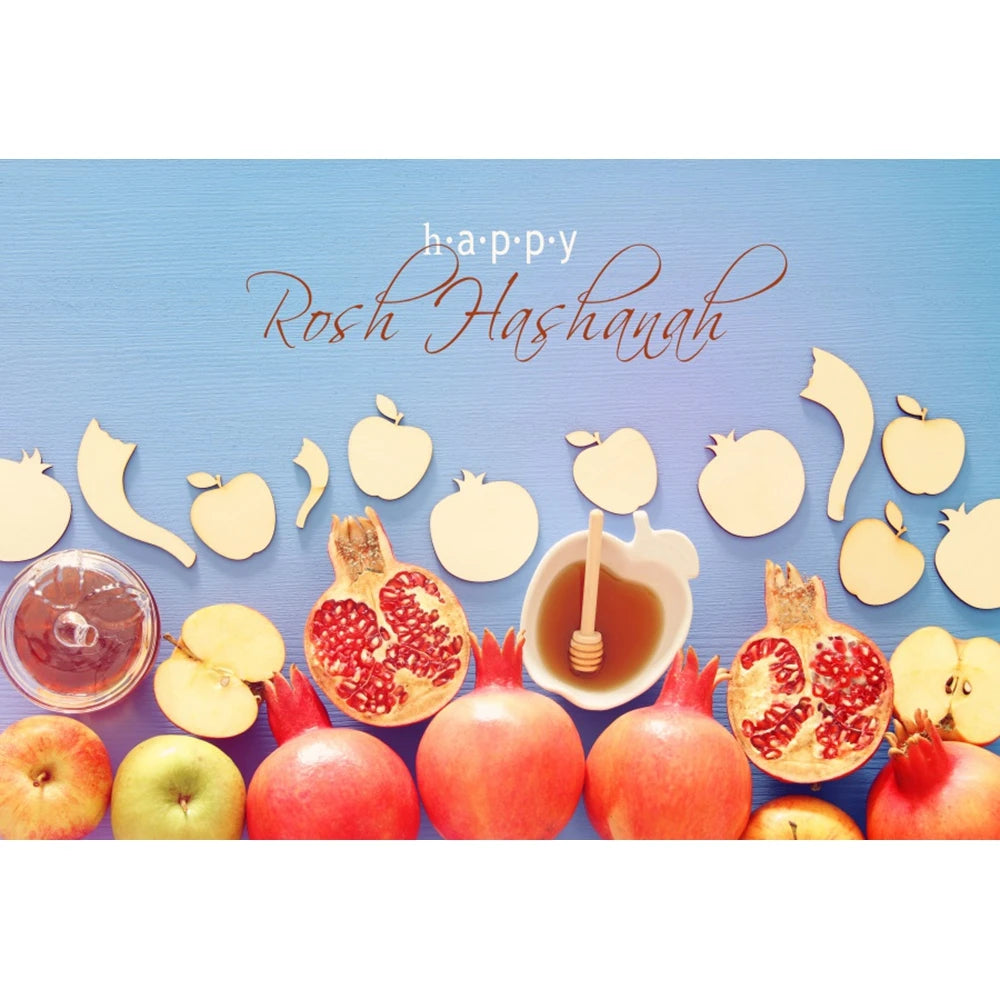 Happy Rosh Hashanah Photography Background Backdrop