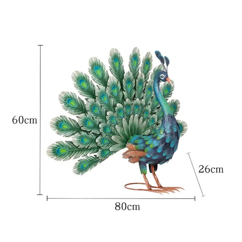 Peacock Outdoor Garden Courtyard Decoration