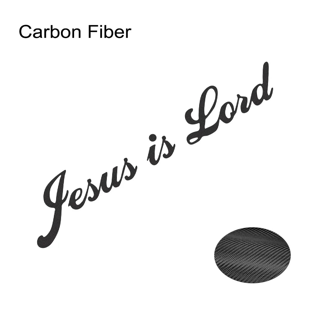 Jesus Is Lord Sticker Car