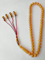 3-Color Yellow/Black/Blue Resin Tasbih