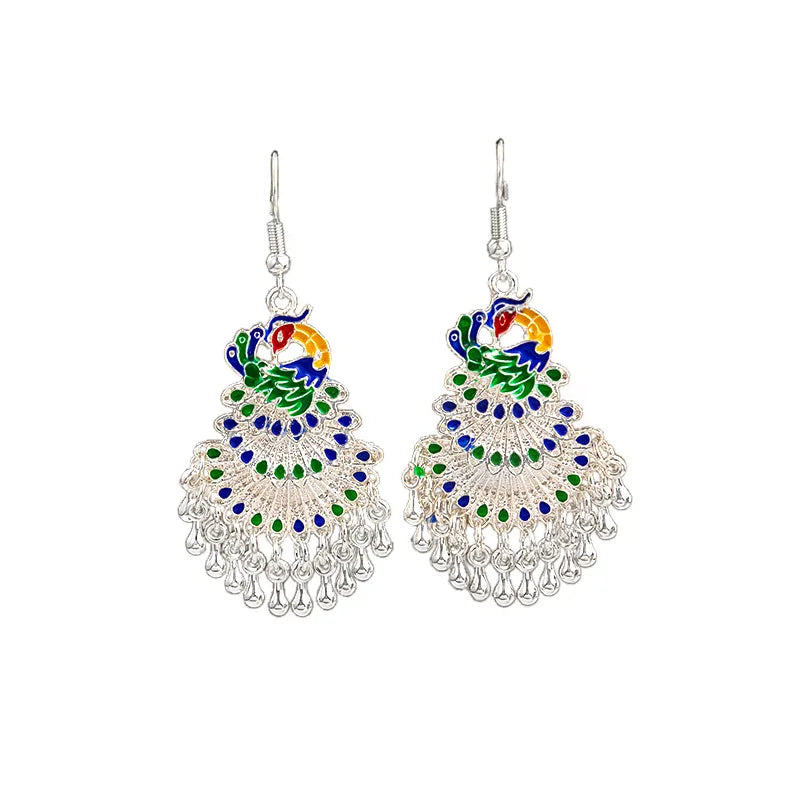 Peacock Earrings