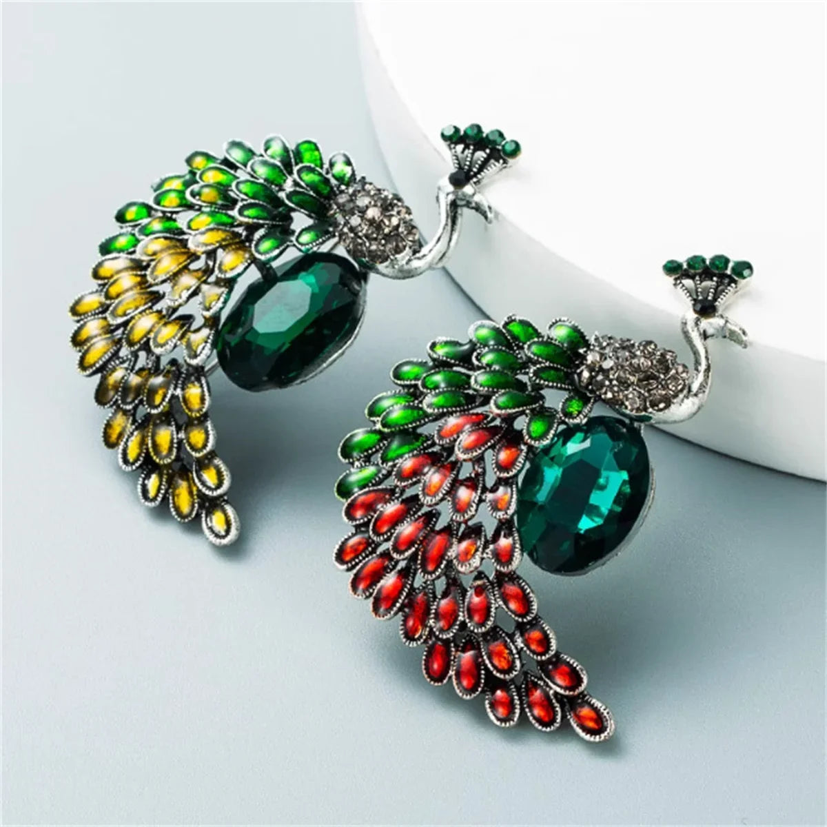 Personalized Peacock Brooch Beautiful and Elegant Pin