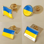 Ukrainian Map Emblem Pins