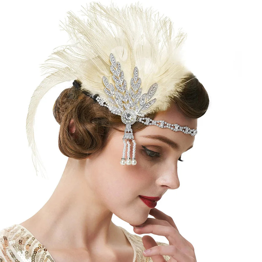 Peacock Feather Headband