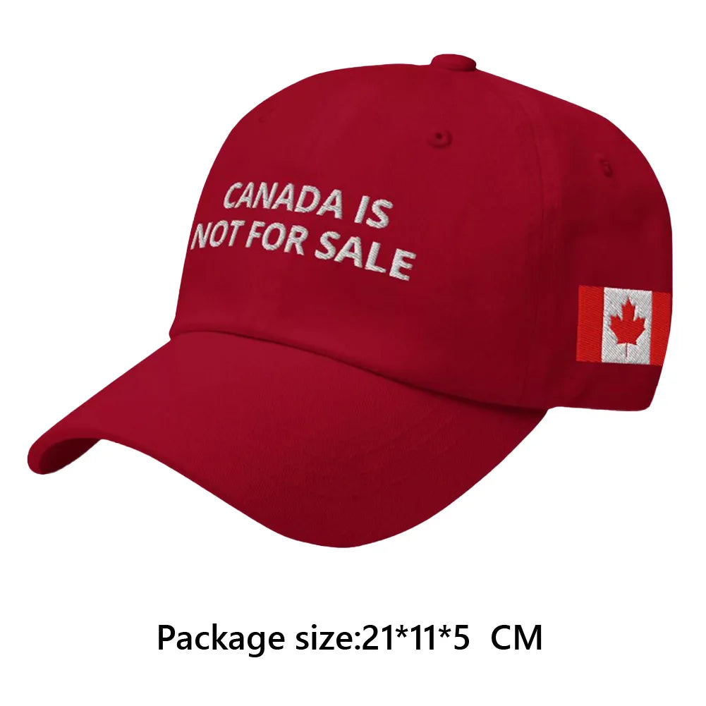 Canada is Not for Sale Hat Adjustable Vintage Baseball Cap Spring Summer Men Women Outdoor Sports Trucker Hat for Hiking Fishing