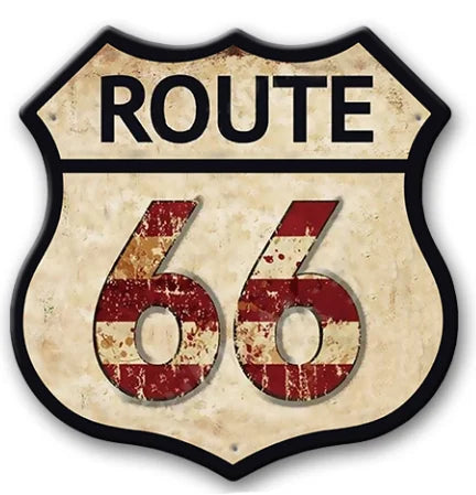 Route 66 America Signs Vintage Metal