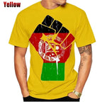 3D Print Afghanistan Flag T-Shirt