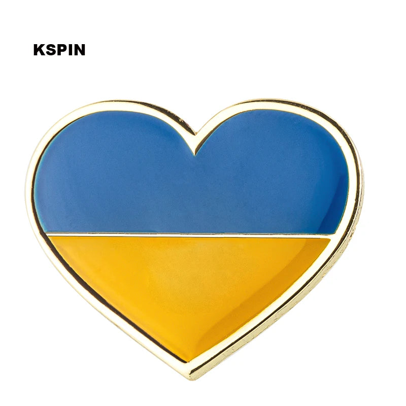 Ukraine Flag Laple Pin Badge