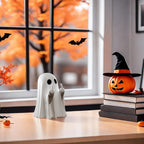 Halloween Cute Ghost Statues