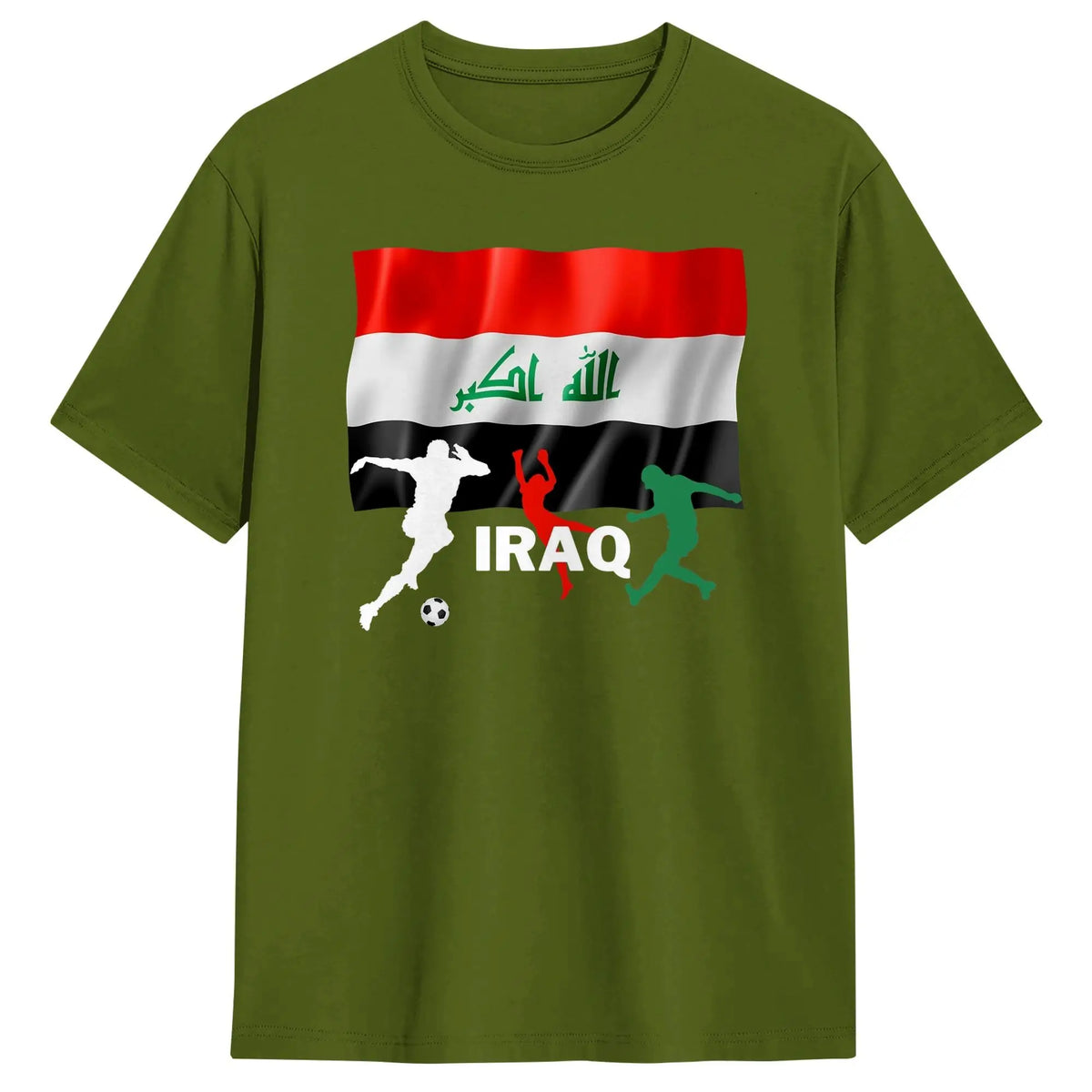 Iraq Flag Soccer T Shirt